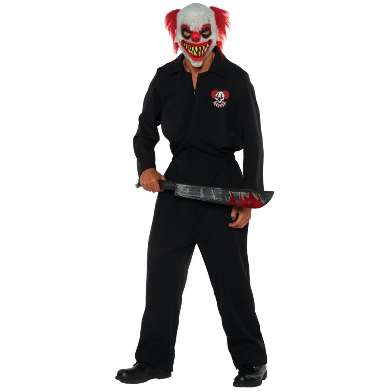 The Costume Center Black and Red Killer Clown Men Adult Halloween Costume - 2XL
